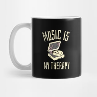 music is my therapy Mug